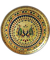 Betterminds Metal Return Gifts Women,Pooja thali, Aarti Plate for Pooja, Meenakari Stainless Steel Plate-11 inch