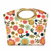 Betterminds Womens purse, Bags for ladies, Bridal bags. Floral design with Gold handle