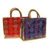 Betterminds Return Gift Bags, Decorative Wedding and Housewarming Gift Bags with Gold Handle