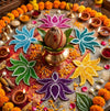 Betterminds Lotus Rangoli Patches for Home Decor