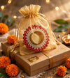 Betterminds Multicolour Stone Tlight Candle Holder for Home Decor