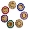 Betterminds Multicolour Stone Tlight Candle Holder for Home Decor