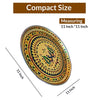 Betterminds Metal Return Gifts Women,Pooja thali, Aarti Plate for Pooja, Meenakari Stainless Steel Plate-11 inch