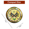 Betterminds Metal Return Gifts,Stainless Steel Meenakari Pooja Thali,Handmade Plate-7 * 7 Inch,Function Return Gift