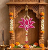 Pink Lotus Wall Hanging, Home Decor