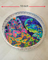 Betterminds Decorative Metal Tray,Pooja thali, Wedding Gifts, Housewarming Gifts