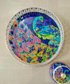 Betterminds Decorative Metal Tray,Pooja thali, Wedding Gifts, Housewarming Gifts