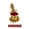 Betterminds Metal Kumkum Box For Return Gift, Traditional Design Radhakrishna Sindoor Dabbi,Multicolour