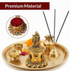 Betterminds Metal Kumkum Box For Return Gift, Traditional Design Radhakrishna Sindoor Dabbi,Multicolour