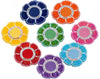 Betterminds Multicolor Flower Rangoli Patches for Diwai