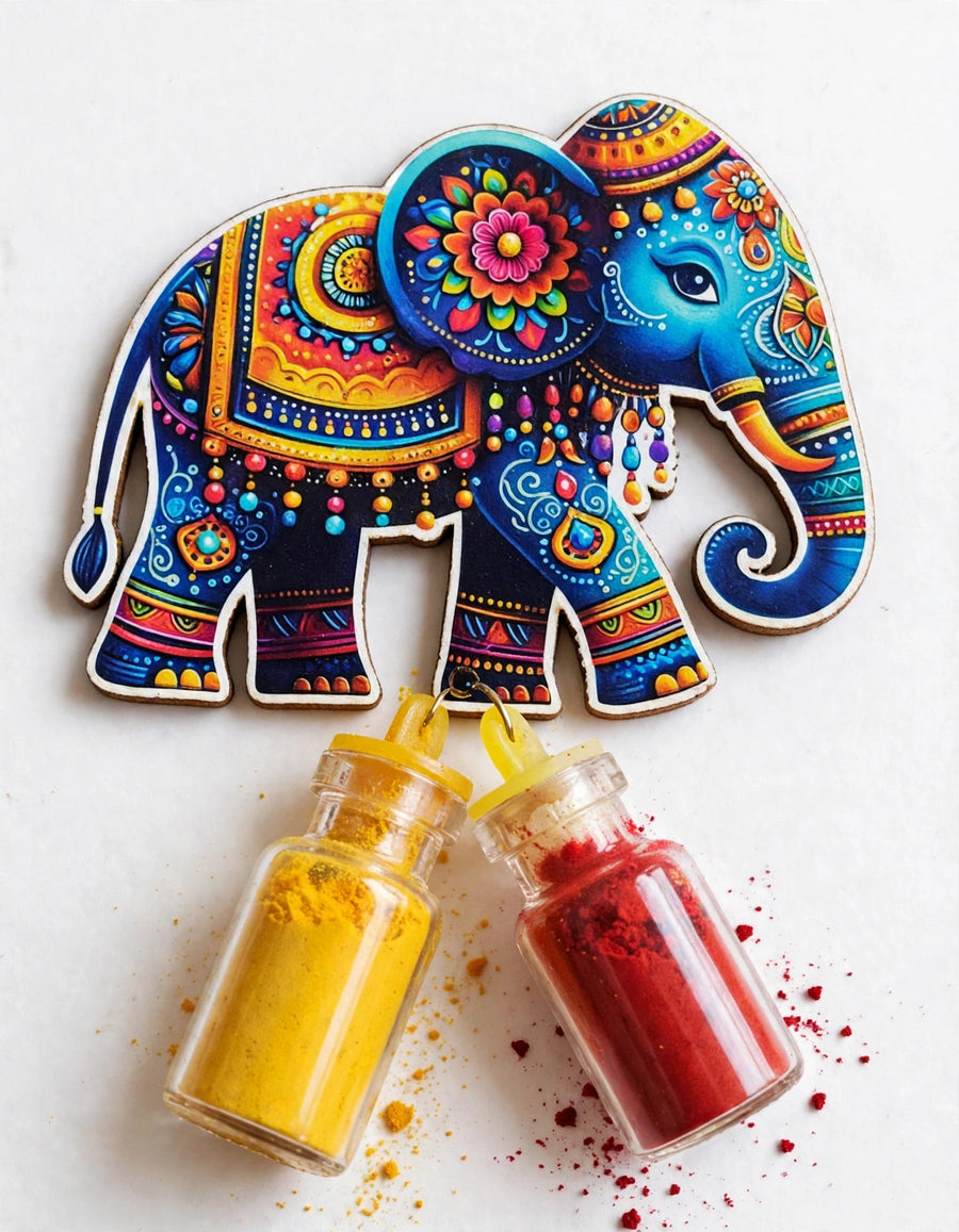Elephant Haldi Kumkum Holder for Return Gift